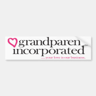 Grandouders Incorporated Bumpersticker
