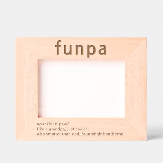 Grandpa Amusant Définition Cadre Image Étonnée (Recto)