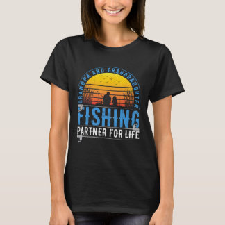 Grandpa And Granddaughter Fishing Buddies For Life T-shirt
