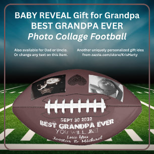 Grandpa Baby onthult de aankondiging van de zwange American Football