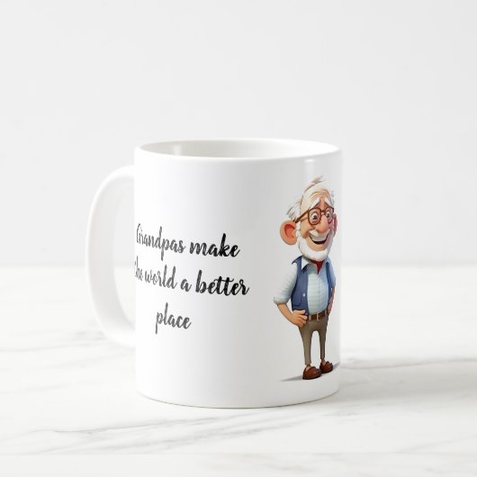 Grandpa Café Mug (Devant gauche)