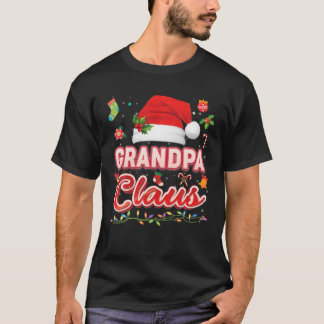 Grandpa Claus Matching Family KerstkerstSanta Paja T-shirt