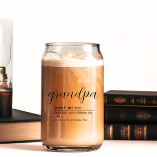 Grandpa Définition Bière Can Verre
