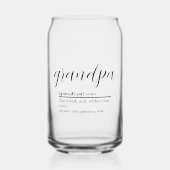 Grandpa Définition Bière Can Verre (Recto)