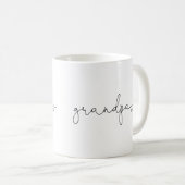 Grandpa Est Script Mug (Devant droit)