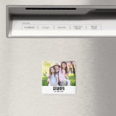 Grandpa Established Photo Gift Magnet (In Situ (Lave-vaisselle))