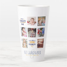 GRANDPA FOTO COLLAGE GIFT Proud Papa Poppen Gramps