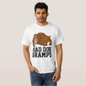 GRANDPA FUNNY MAD CHIEN GRAMPS T-SHIRT (Devant entier)