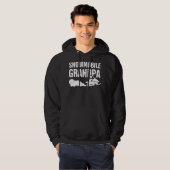 Grandpa Funny Sled Snow Mobiling Snowmobile  Hoodie (Voorkant volledig)
