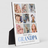 Grandpa Gift | Liefde foto Fotoplaat (Zijkant)