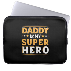 Grandpa Gift   Papa is mijn Super Hero Laptop Sleeve