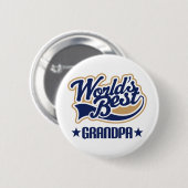 Grandpa Gift Ronde Button 5,7 Cm (Voorkant /achterkant)