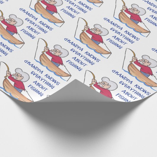 Grandpa Knows Cadeaupapier (Hoek)