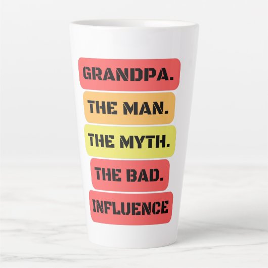 grandpa latte mok (Voorkant)