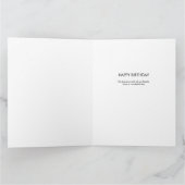 GRANDPA Letter Cutout Photo Collage Birthday Kaart (Binnen)