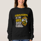 Grandpa Of Bee Day Girl Honey Beekeeper Beekeeping Trui (Voorkant)