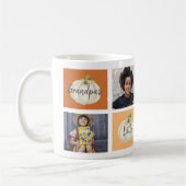 Grandpa Photo Collage Automne Café Mug (Gauche)