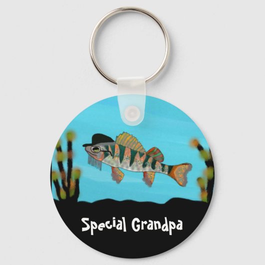 Grandpa Rocks sleutelhanger (Voorkant)