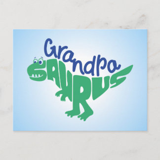 Grandpa Saurus Graphic Briefkaart