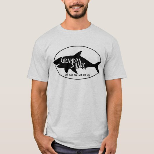 Grandpa Shark T-shirt (Voorkant)