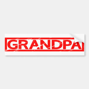 Grandpa Stamp Bumpersticker