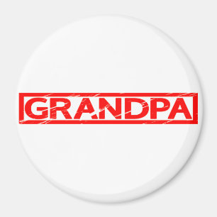 Grandpa Stamp Magneet