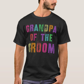 GRANDPA VAN DE GROOM Bridal Party Grandfather Fami T-shirt