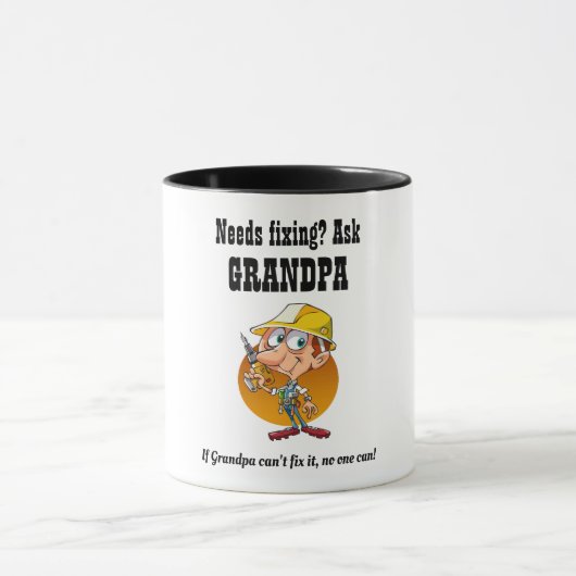 GRANDPA zal IT FITEREN - Beste grootvader Mok (Midden)