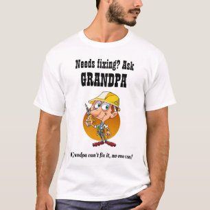 GRANDPA zal IT FITEREN - Beste grootvader T-shirt