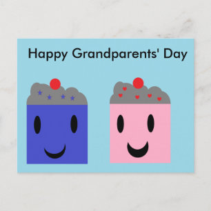 Grandparent Cupcakes Briefkaart
