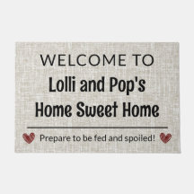 Grandparent Home Sweet Home  Welkom