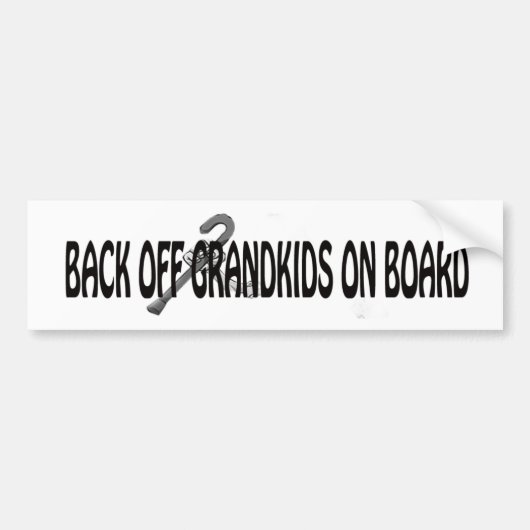GRANDPARENTS BOUMPER STICKER (Devant)