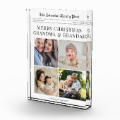 Grandparents Newspaper Christmas Fotoblokken (Rechts)
