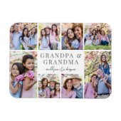Grandparents Photo Collage Magneet (Horizontaal)