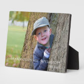 Grandparents Photo Tabletop Plaque with Easel (Côté)