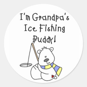 Grandpas Ice Viste Buddy Ronde Sticker