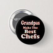 Grandpas Make Best Chefs Button (Voorkant /achterkant)