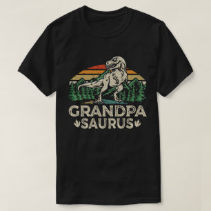 Grandpasaurus Dinosaur Grandpa Saurus Vaderdag T-shirt