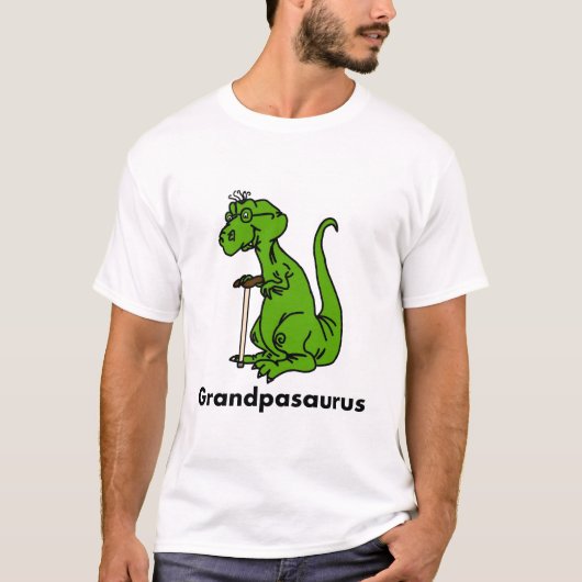 Grandpasaurus Mannen T-Shirt (Voorkant)