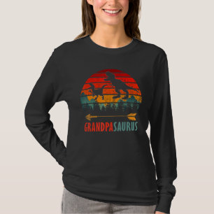 Grandpasaurus T Rex Dinosaur grootpa Saurus Family T-shirt