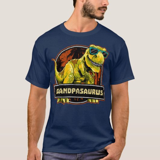 Grandpasaurus T shirt T re Grandpa Saurus (Voorkant)