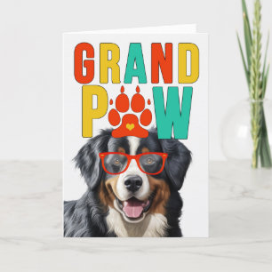 GrandPAW Berner Berg Hond Grootouders Dag Feestdagen Kaart