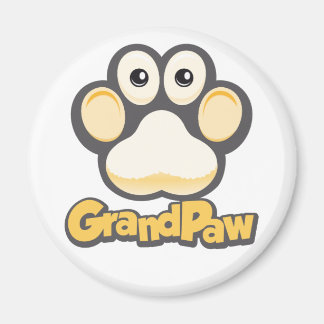 Grandpaw logo ronde magneet
