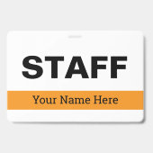 Grands badges d'identification pour le personnel a (Avant)