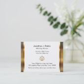 Grands cartes de visite de mandataire (Debout devant)