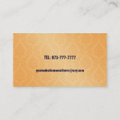 Grands cartes de visite de peinture de visage (Dos)