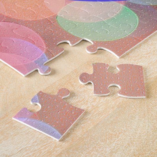 Grands cercles de flocon de neige Enfants Puzzle f (Côté)