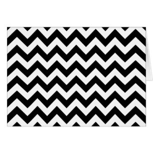 Grands chevrons noirs et blancs modernes faits sur
