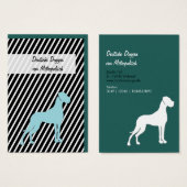 Grands Danois bleus blancs (Devant & derrière)