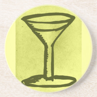 GRANDS DESSOUS DE VERRE D'IMPRESSION DE MARTINI